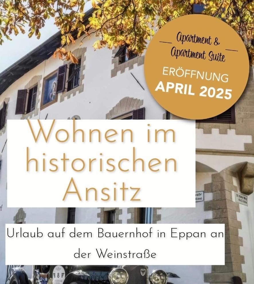 Ansitz Grustdorf Lägenhet Eppan an der Weinstraße Exteriör bild